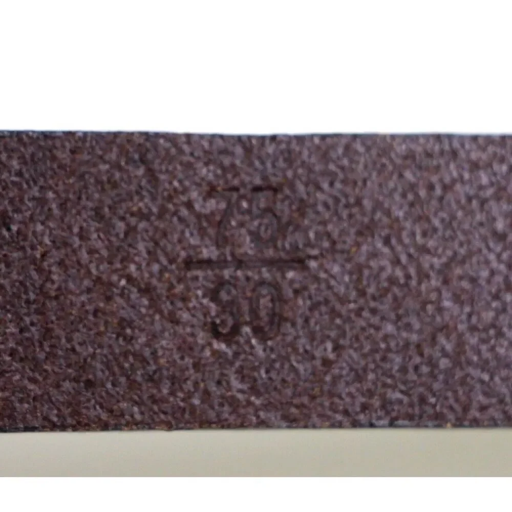 Massimo Dutti BROWN REAL LEATHER SKINNY 3/4